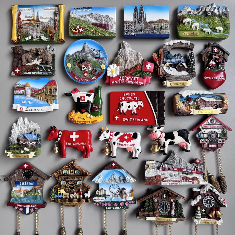 Home Decor Zurich - สวิตเซอร์แลนด์แม่เหล็กตู้เย็น Bern ซูริก Zermart Luzern Swiss