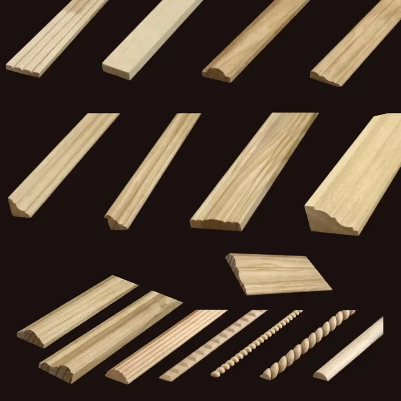 Home Decor Wall Molding - ตกแต่งไม้ Mouldings เฟอร์นิเจอร์ไม้การใช้งานสติ๊กเกอร์สําหรับผนังไม้มุมตู้ Applique Home Decor