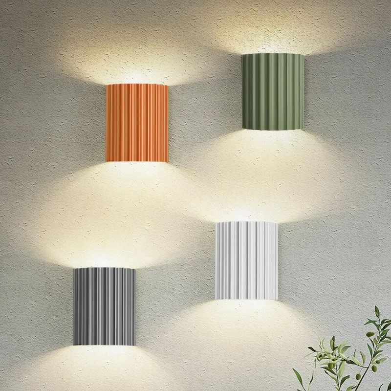 Home Decor Wall Molding - โคมไฟติดผนังโมเดิร์น LED Macaron เรซิ่น G9 Sconces