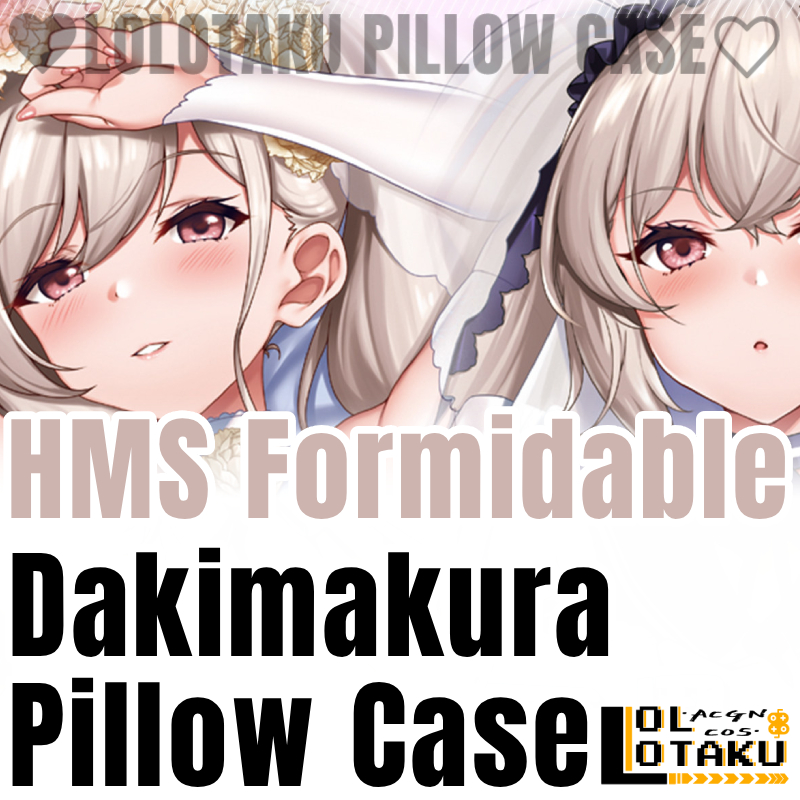 Home Decor Accessories - ปลอกหมอนข้าง HMS Formidable Dakimakura จากเกม Azur