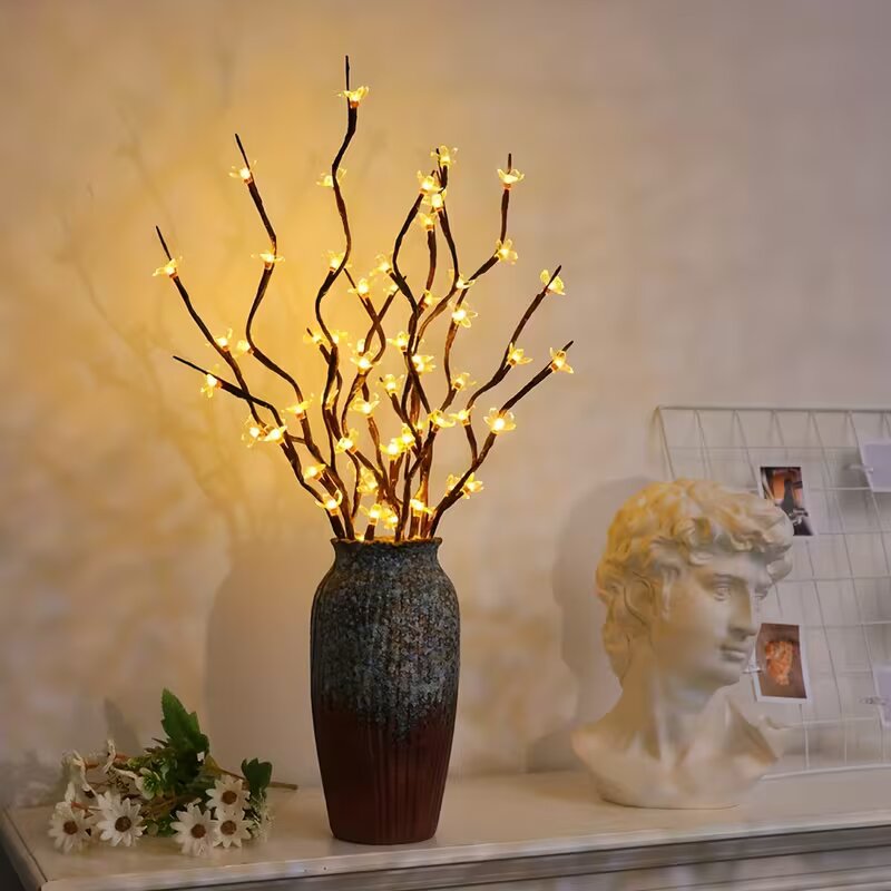 Home Decor Lighting - ไฟต้นซากุระ 20 LED 1/2 ชิ้น สำหรับตกแต่งบ้านทั้งภายในและภายนอกอาคาร