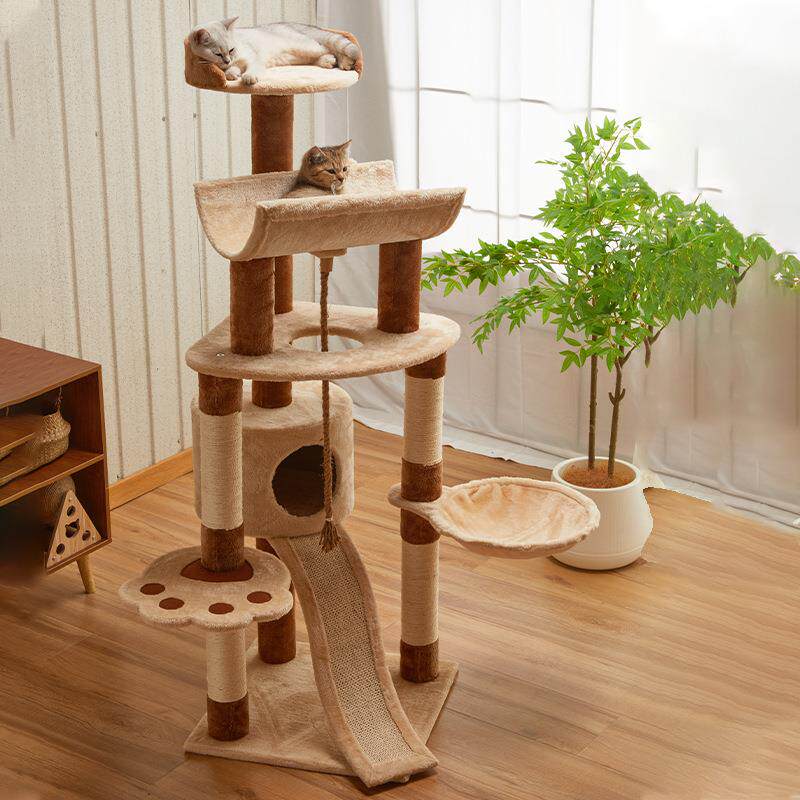 Home Decor Kota - บันได เตียง ของใช้สัตว์เลี้ยง คอนโดแมวหรูหรา ที่ปีนป่าย ตู้ทรายไม้