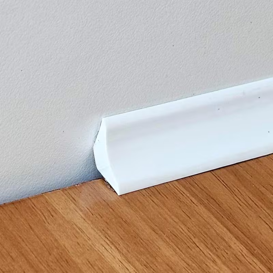 Home Decor Wall Molding - แถบตกแต่งขอบผนังวัสดุ TPE แบบติดเอง 1 ชิ้น สำหรับตกแต่งรอยต่อผนัง