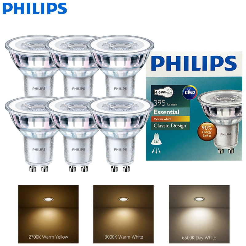 Philips Bulb Led Classic - หลอดไฟฟิลิปส์ อีสเซนเชียล LED GU10 PAR16 คลาสสิค