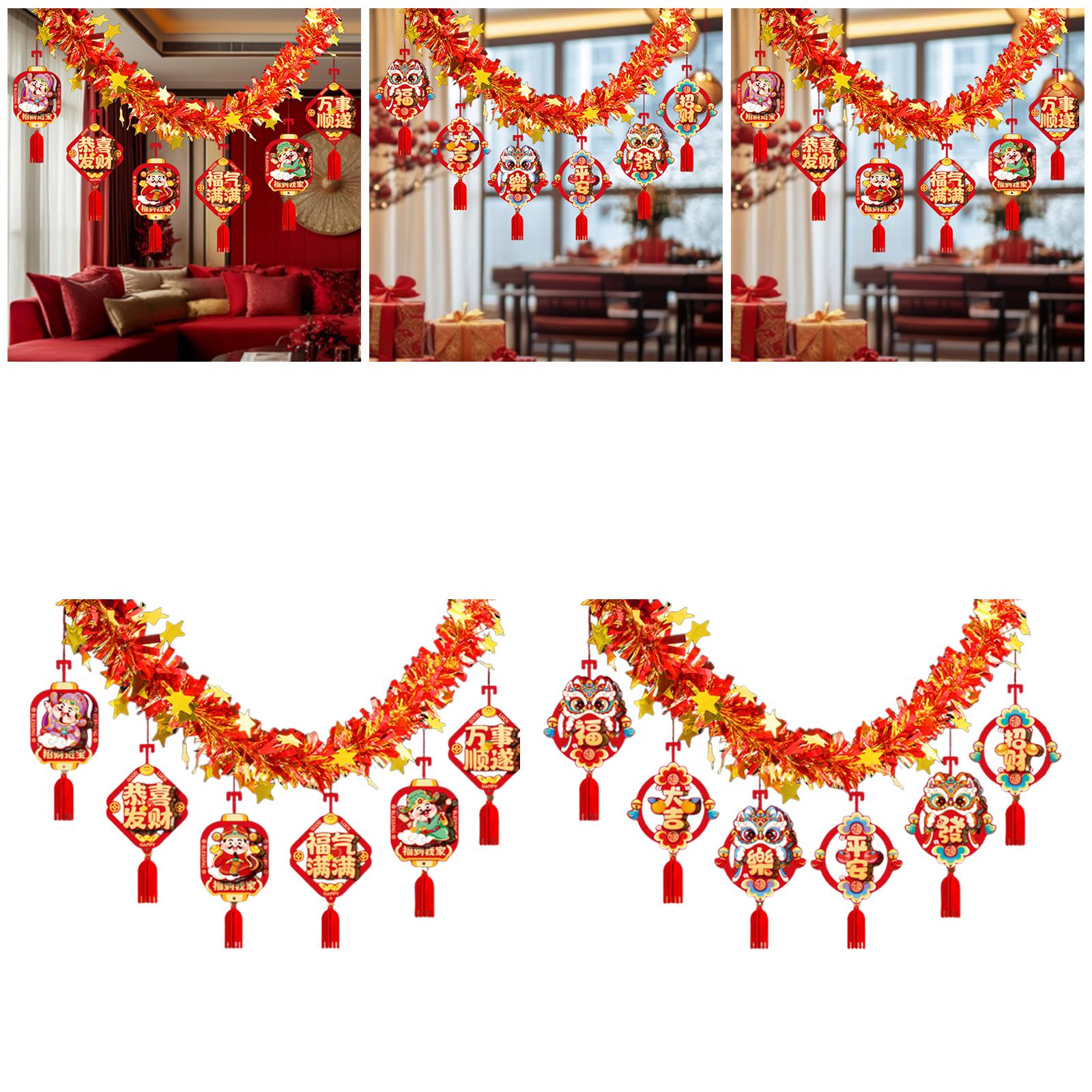 พวงมาลัยตรุษจีน, ปี 2026 ปีม้า - Home Decor Garland บทวิจารณ์และราคา