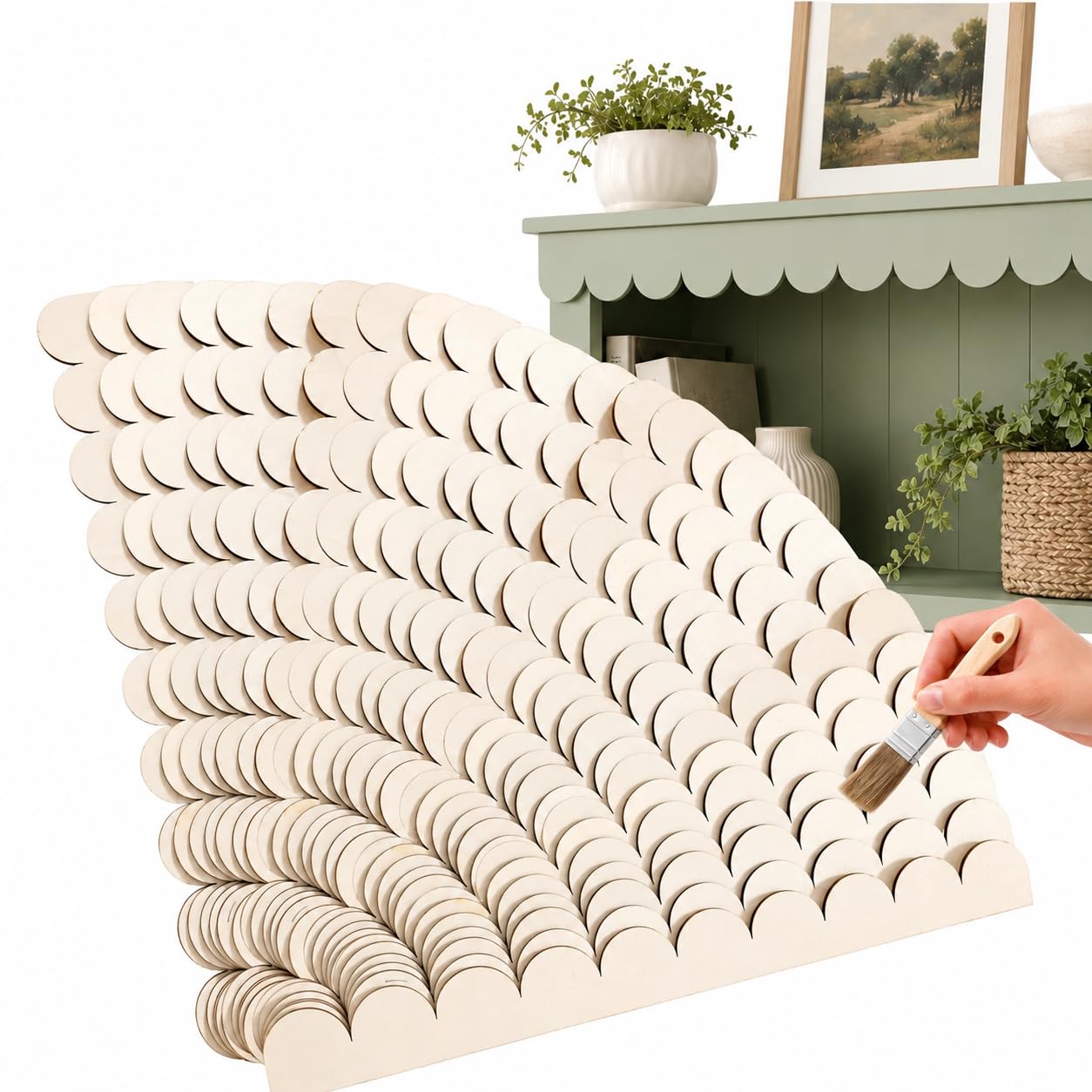 ไม้ตกแต่งขอบโค้ง 12 ชิ้น - คิ้ - Home Decor Wall Molding บทวิจารณ์และราคา