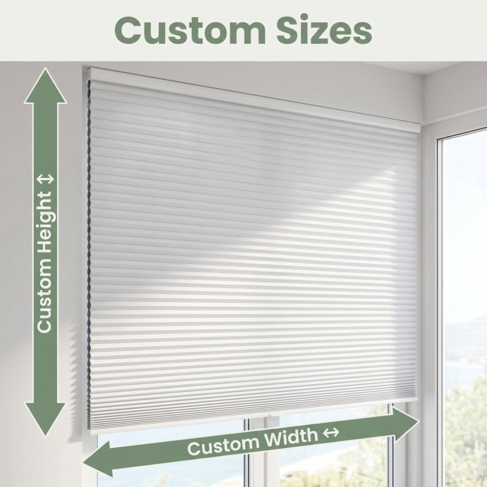 ม่านรังผึ้งแบบกำหนดเอง ม่านบัง - Home Decor Window Blinds บทวิจารณ์และราคา