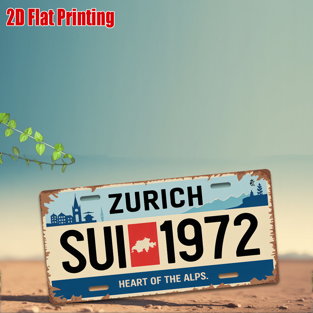 ป้าย AL - ป้ายโลหะวินเทจตกแต่ง - Home Decor Zurich บทวิจารณ์และราคา