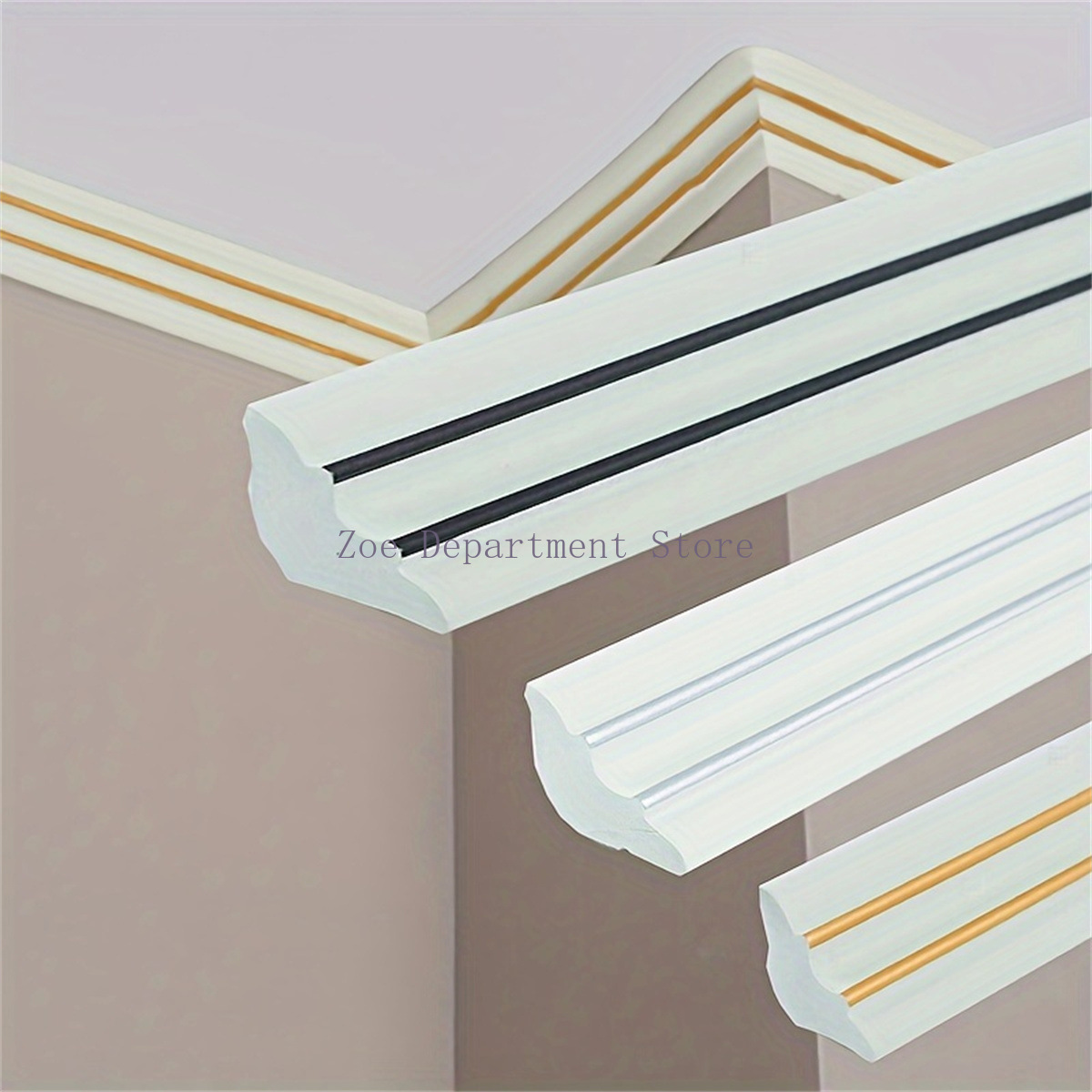 แถบปิดขอบฝ้าเพดานแบบยืดหยุ่น N - Home Decor Wall Molding บทวิจารณ์และราคา