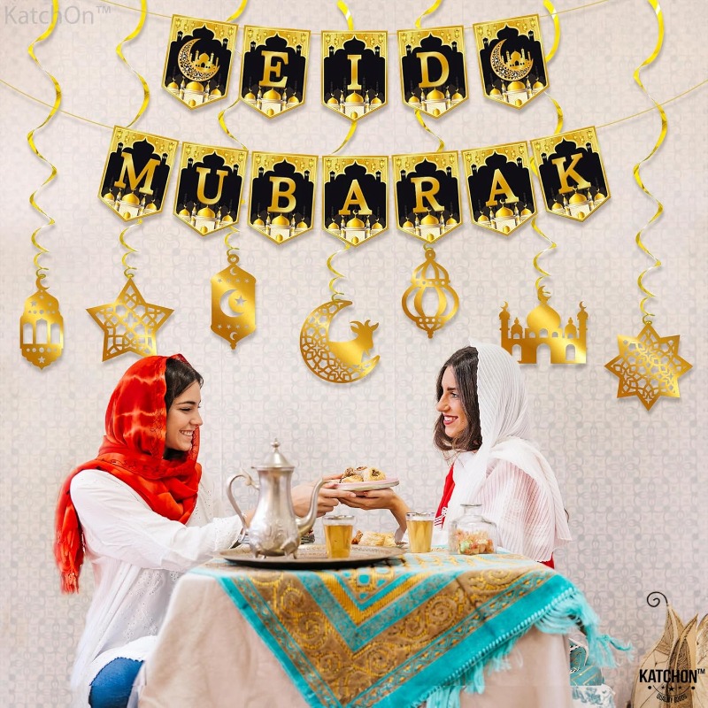 พวงมาลัยกระดาษอีดมูบาร็อค ปี 2 - Home Decor Garland บทวิจารณ์และราคา