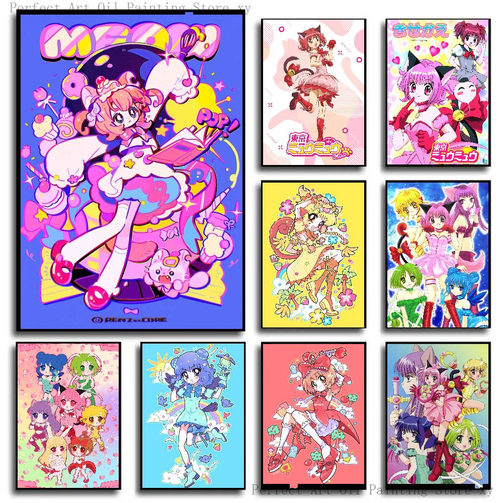 โปสเตอร์อนิเมะ Tokyo Mew Mew ส - Home Decor Tokyo บทวิจารณ์และราคา