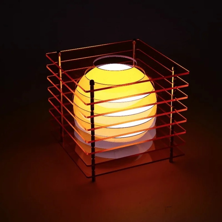 DIY อะคริลิคพันชั้นโคมไฟโคมไฟด - Home Decor Lighting บทวิจารณ์และราคา