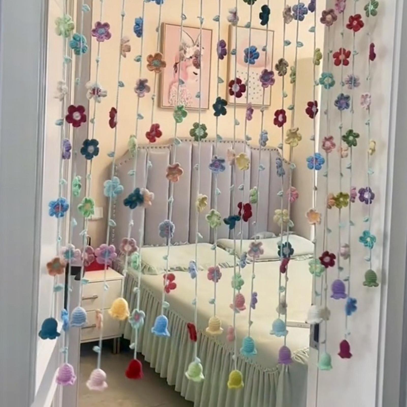พวงมาลัยโครเชต์ตกแต่งผนังสำหรั - Home Decor Garland บทวิจารณ์และราคา