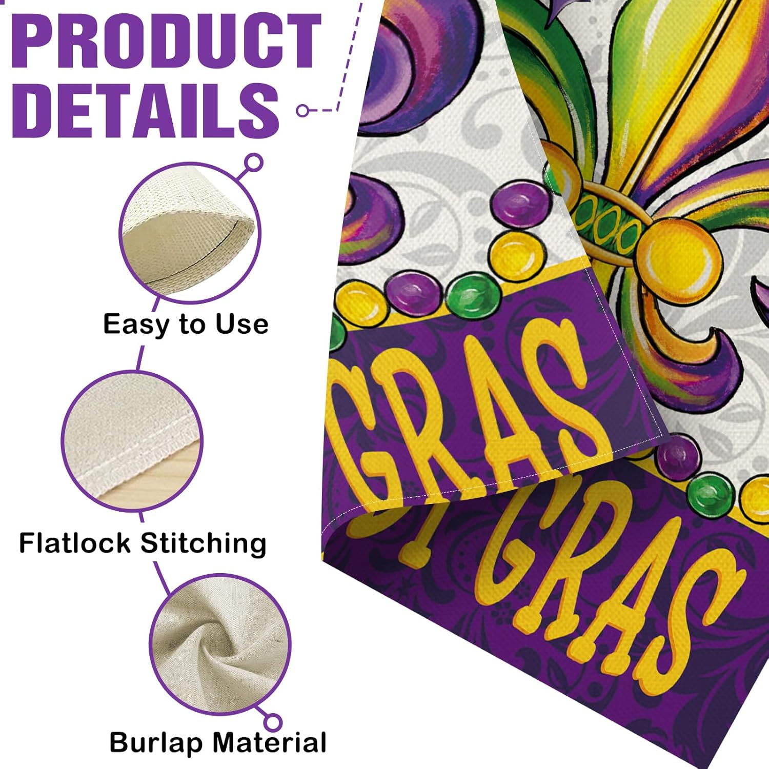 ธงตกแต่งสวนลายดอกเฟลอร์ เดอ ลิ - Home Decor New Orleans บทวิจารณ์และราคา