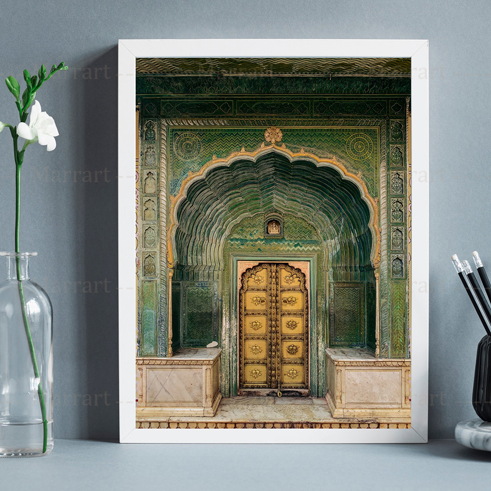 สถาปัตยกรรมอินเดียประตูระเบียง - Home Decor Jaipur บทวิจารณ์และราคา