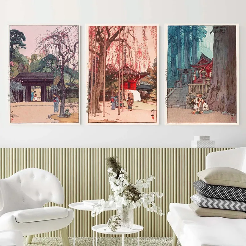 ภาพพิมพ์ย้อนยุคสไตล์อุคิโยเอะแ - Home Decor Tokyo บทวิจารณ์และราคา