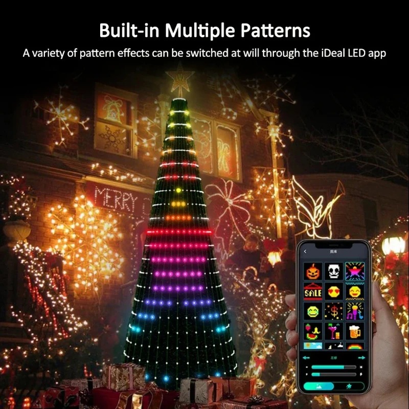 ไฟประดับต้นคริสต์มาสรูปดาว RGB - Home Decor Lighting บทวิจารณ์และราคา
