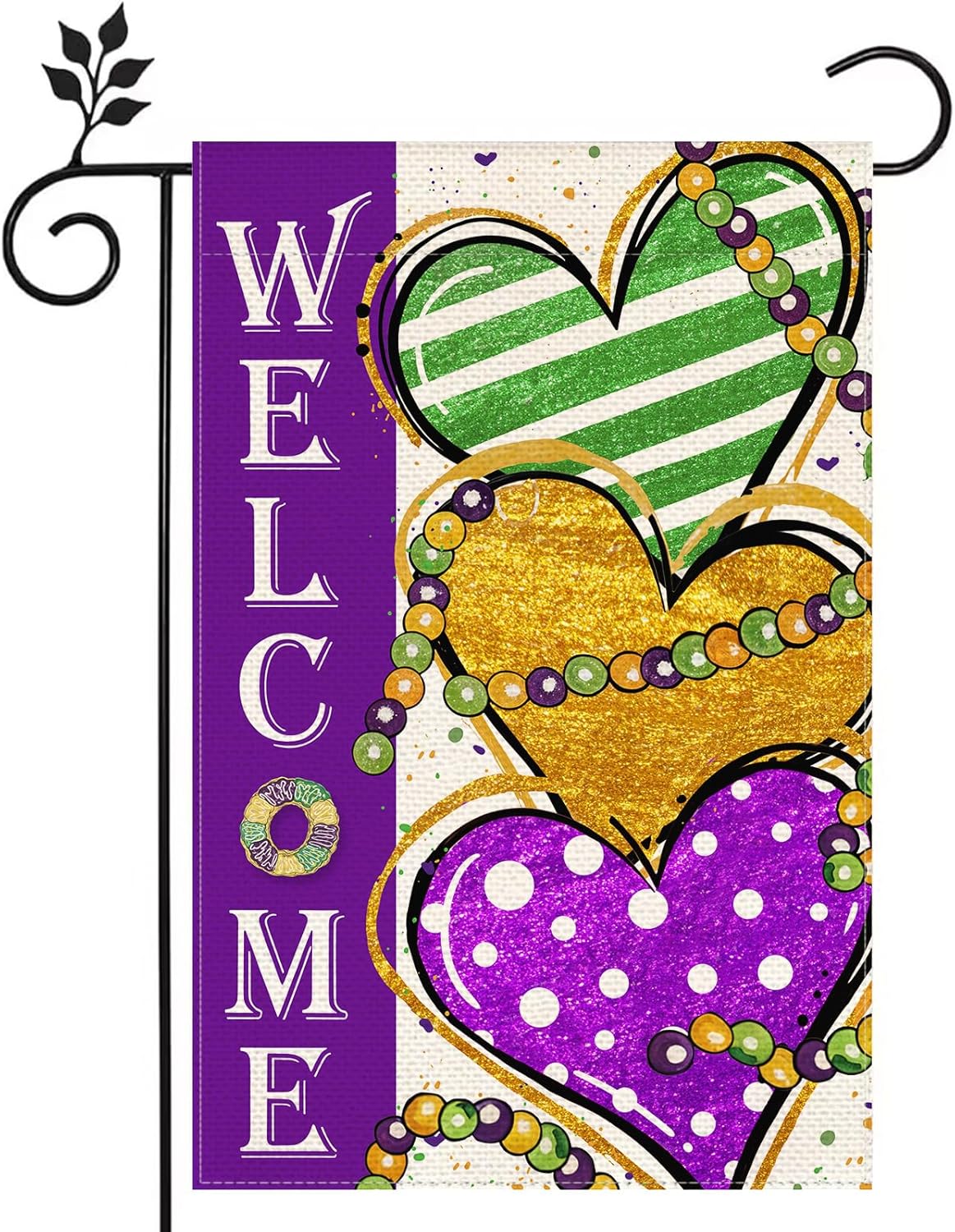 ธงสวนงานคาร์นิวัลนิวออร์ลีนส์ล - Home Decor New Orleans บทวิจารณ์และราคา
