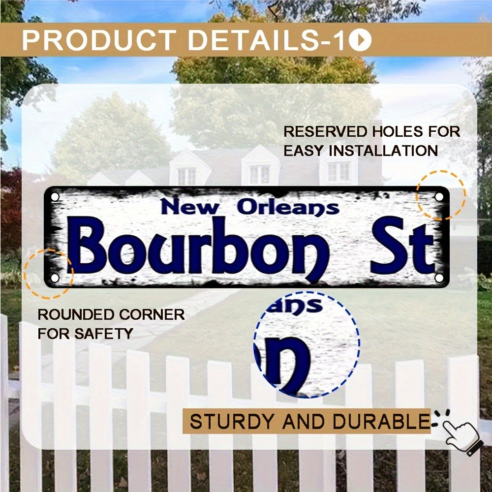 ป้ายโลหะตกแต่งแบบกำหนดเอง ธีมบ - Home Decor New Orleans บทวิจารณ์และราคา