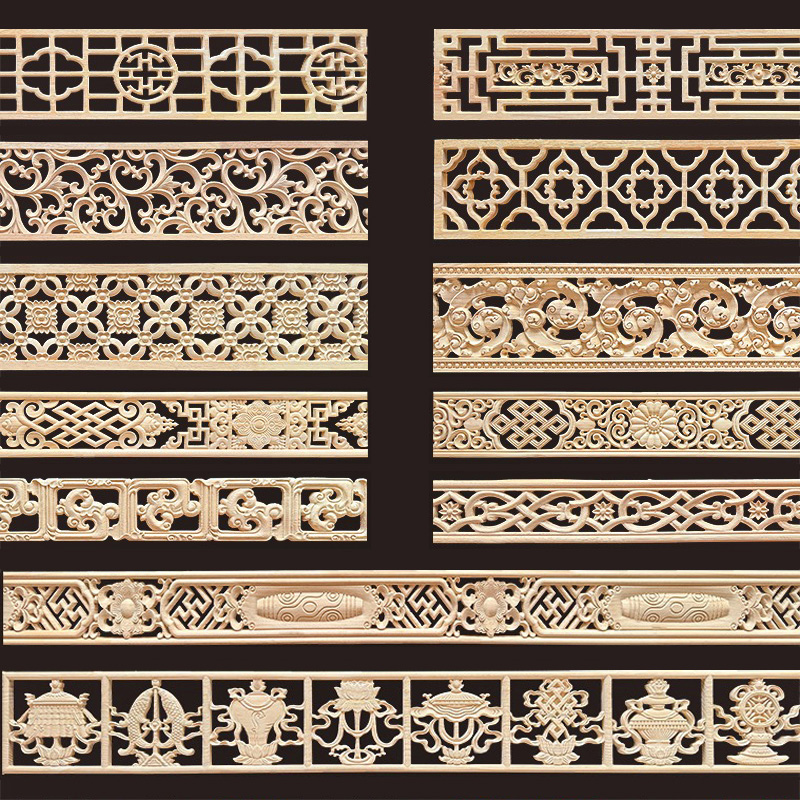 งานแกะสลักไม้ตกแต่งลายเส้นสำหร - Home Decor Wall Molding บทวิจารณ์และราคา
