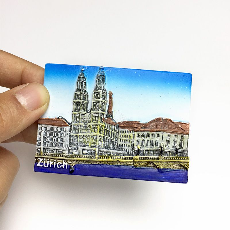 แม่เหล็กติดตู้เย็นเรซิ่น 3 มิต - Home Decor Zurich บทวิจารณ์และราคา