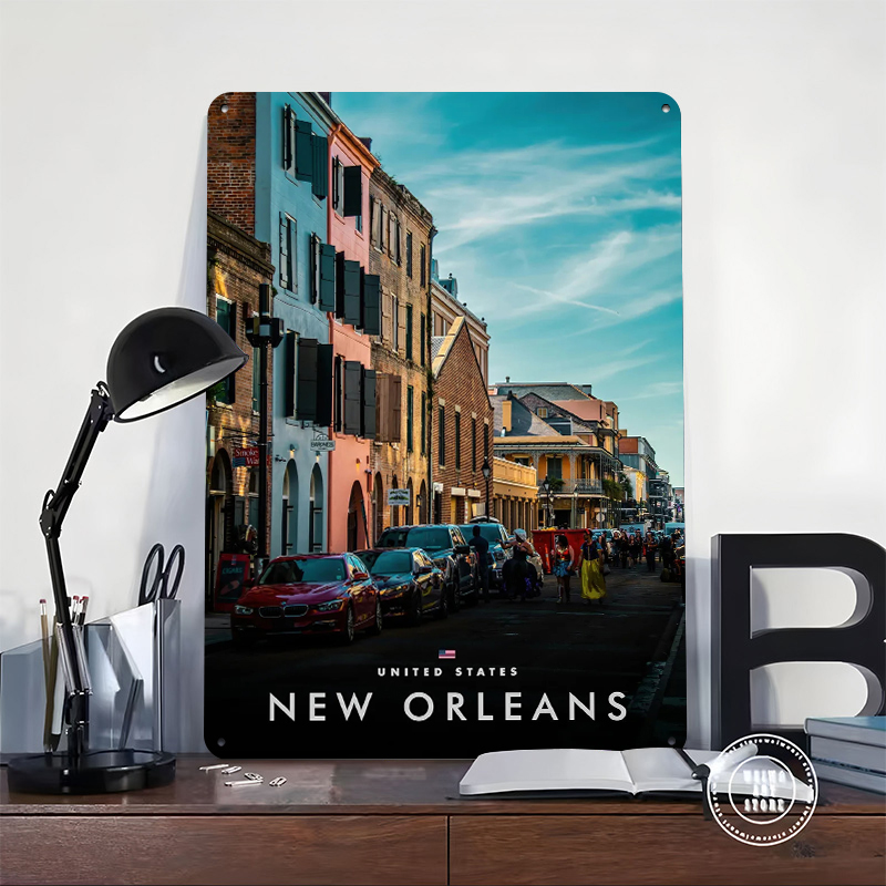 โปสเตอร์พิมพ์ลายวิวถนนนิวออร์ล - Home Decor New Orleans บทวิจารณ์และราคา