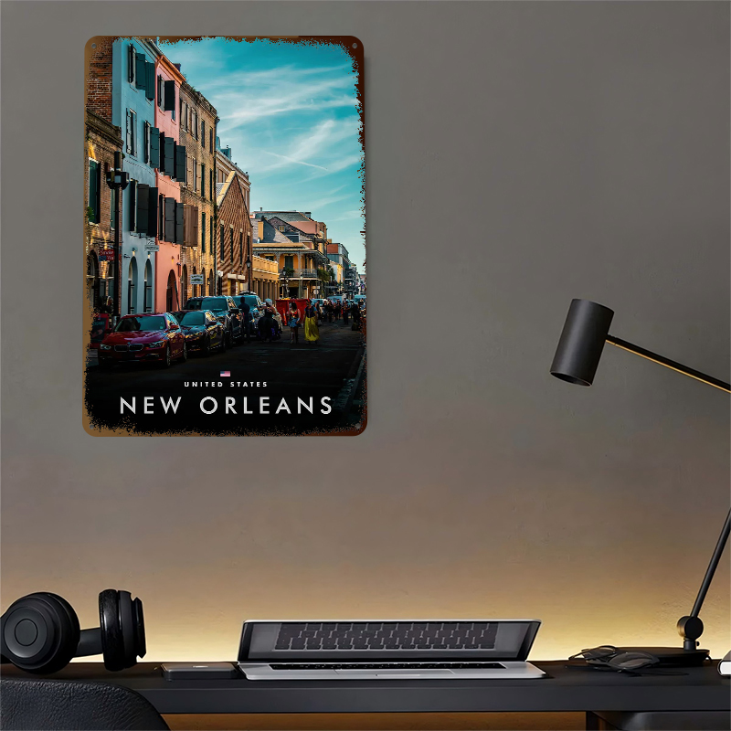 โปสเตอร์พิมพ์ลายวิวถนนนิวออร์ล - Home Decor New Orleans บทวิจารณ์และราคา