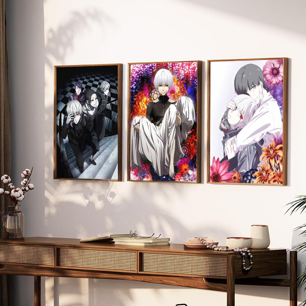 โปสเตอร์อนิเมะโทโทโกะสีเข้ม สไ - Home Decor Tokyo บทวิจารณ์และราคา