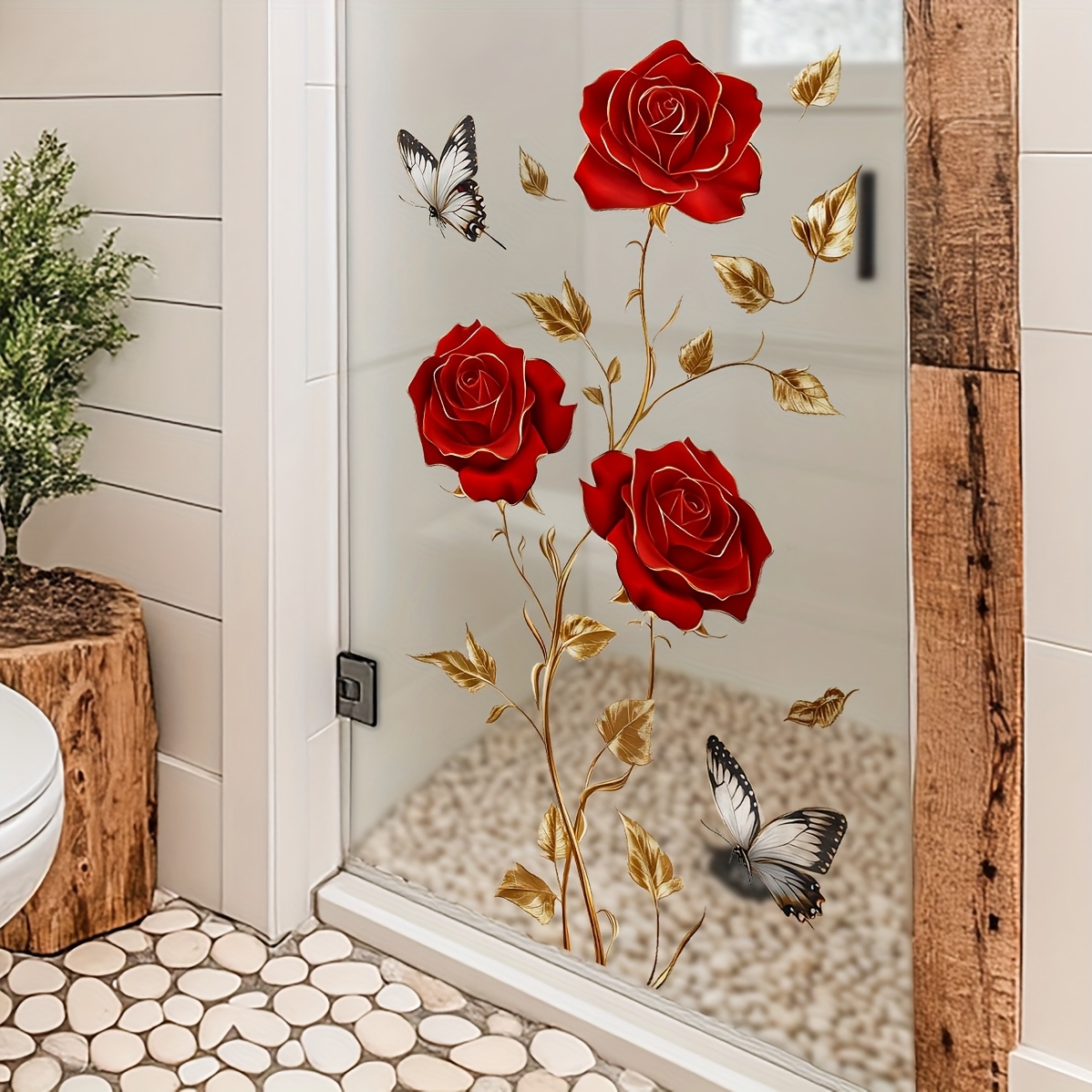 สติกเกอร์ติดหน้าต่างและผนังรูป - Home Decor Window Blinds บทวิจารณ์และราคา