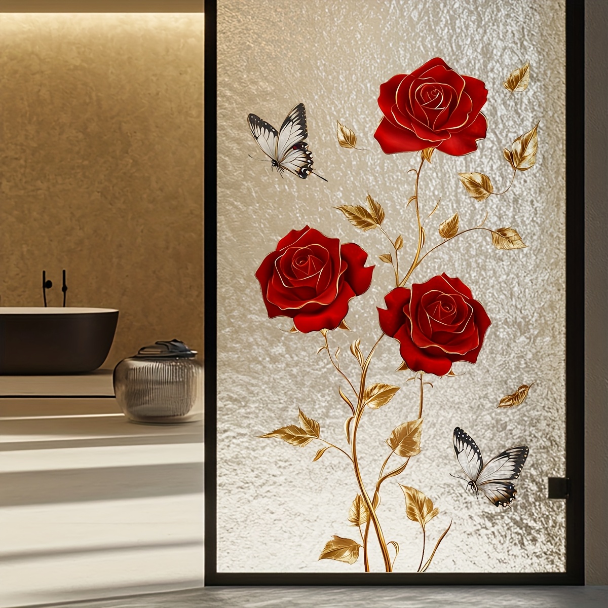 สติกเกอร์ติดหน้าต่างและผนังรูป - Home Decor Window Blinds บทวิจารณ์และราคา