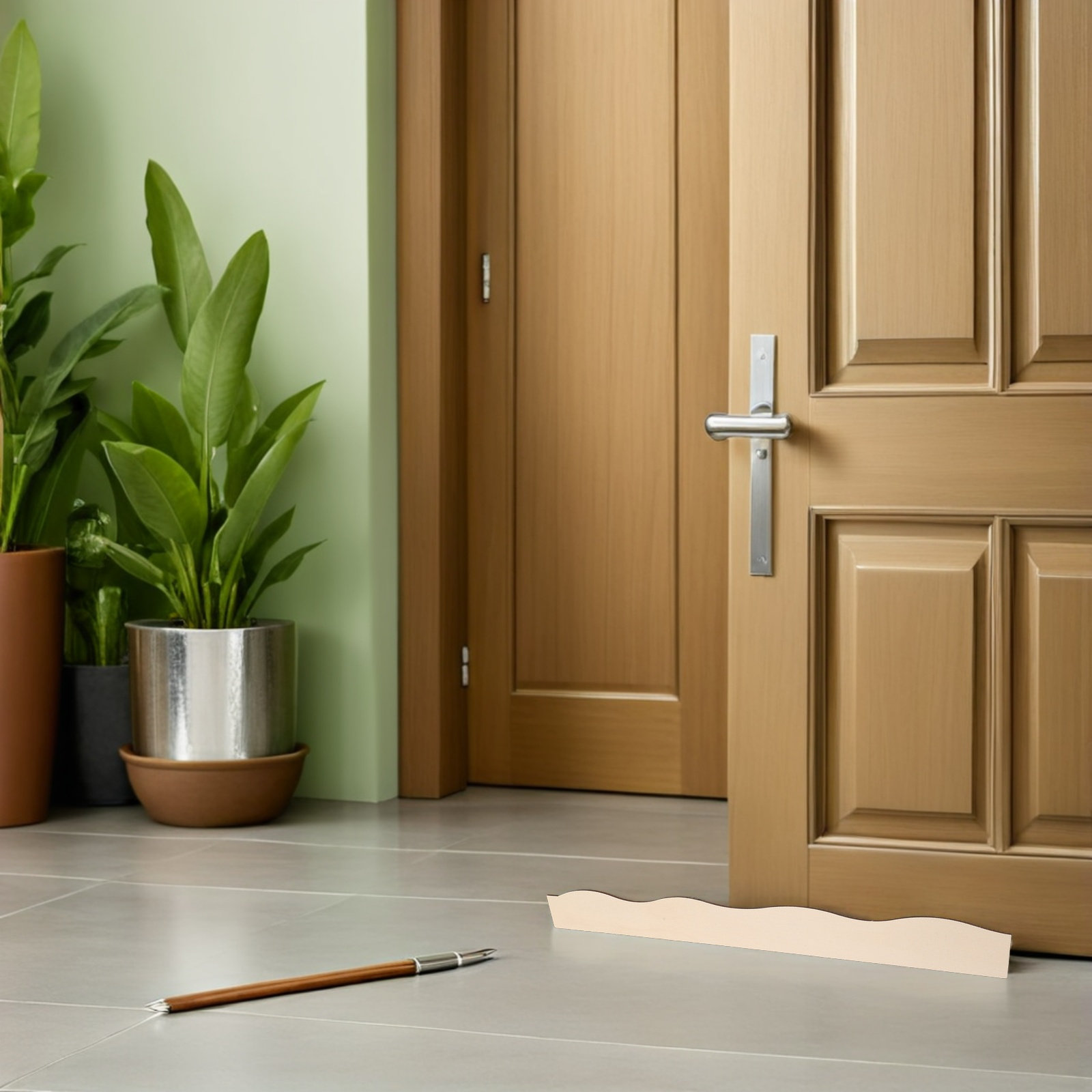 ไม้ตกแต่งลายคลื่นแบบยังไม่เคลื - Home Decor Wall Molding บทวิจารณ์และราคา