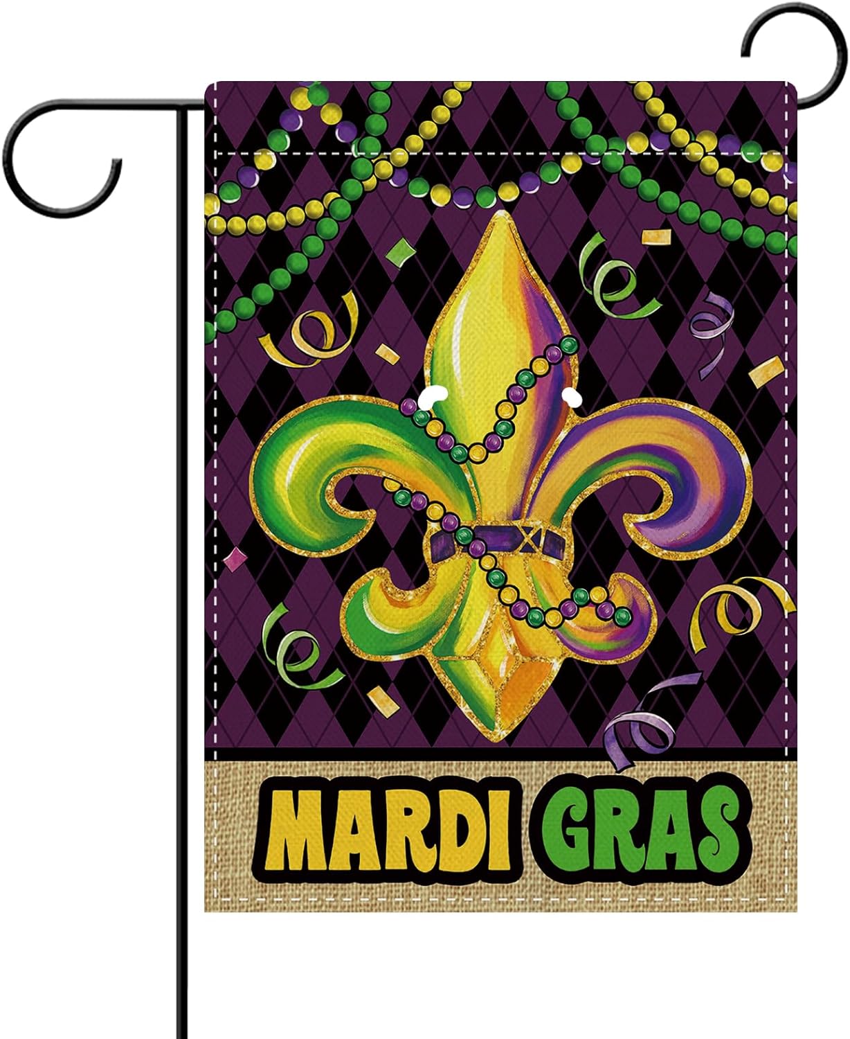 ธงตกแต่งสวนลายดอกเฟลอร์ เดอ ลิ - Home Decor New Orleans บทวิจารณ์และราคา