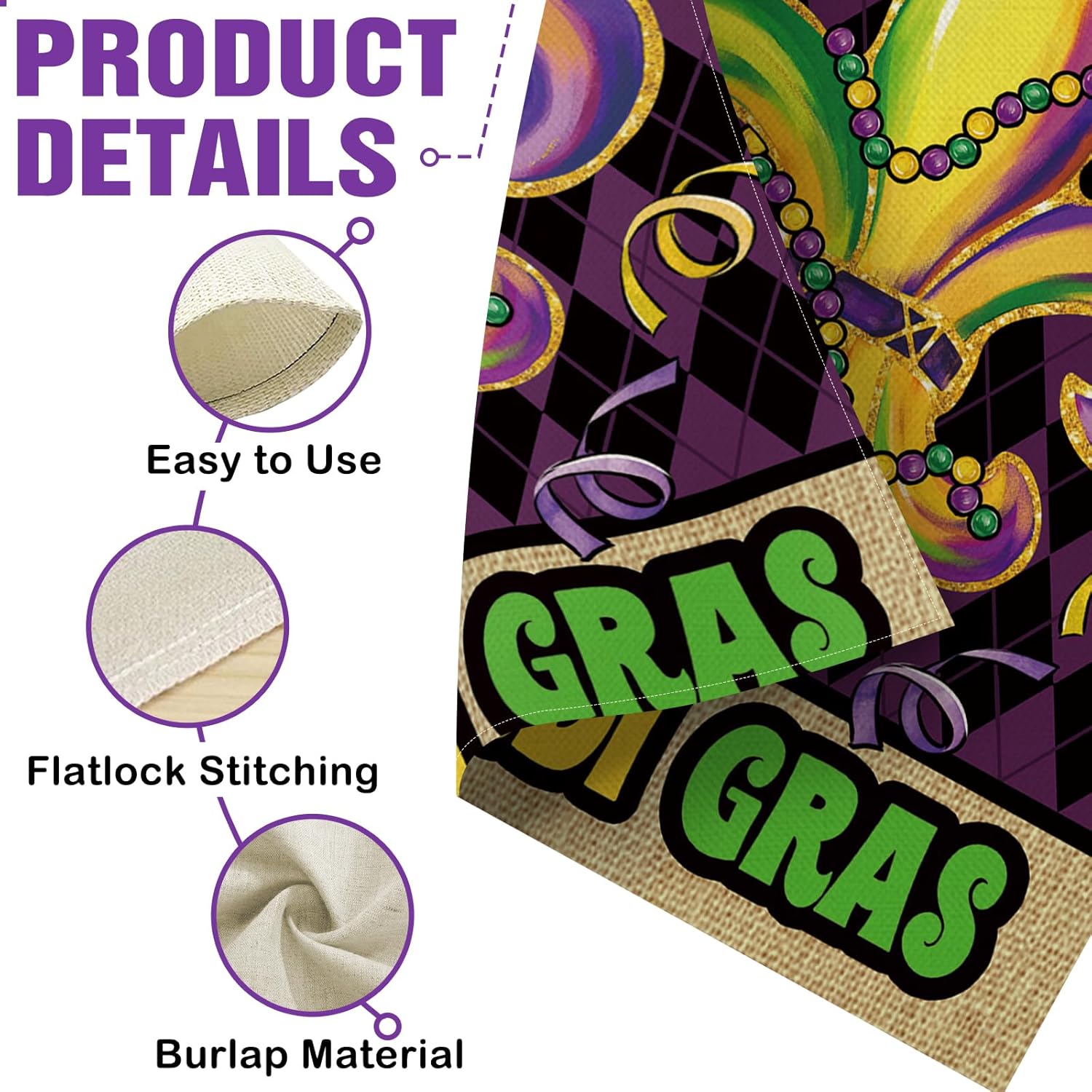 ธงตกแต่งสวนลายดอกเฟลอร์ เดอ ลิ - Home Decor New Orleans บทวิจารณ์และราคา