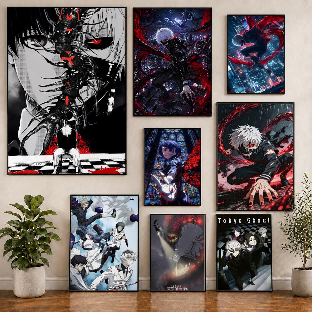 โปสเตอร์อนิเมะ Tokyo Ghoul เคน - Home Decor Tokyo บทวิจารณ์และราคา