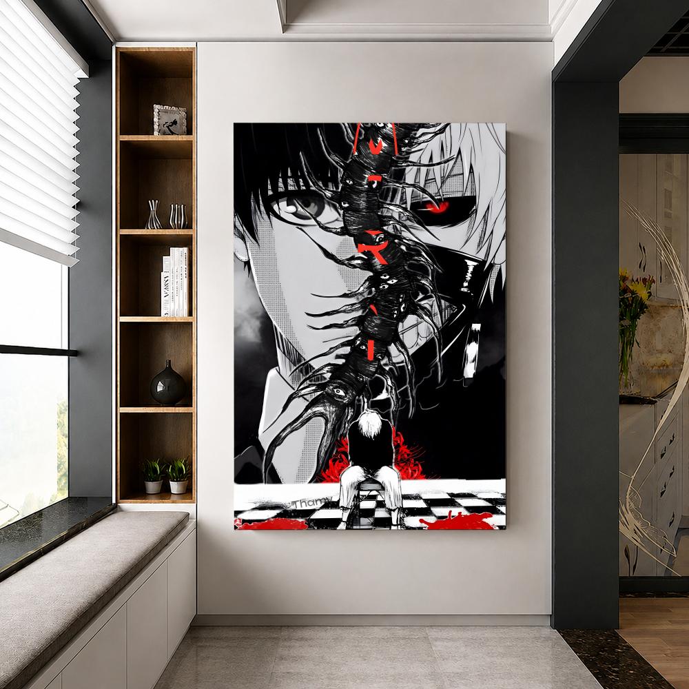 โปสเตอร์อนิเมะ Tokyo Ghoul เคน - Home Decor Tokyo บทวิจารณ์และราคา