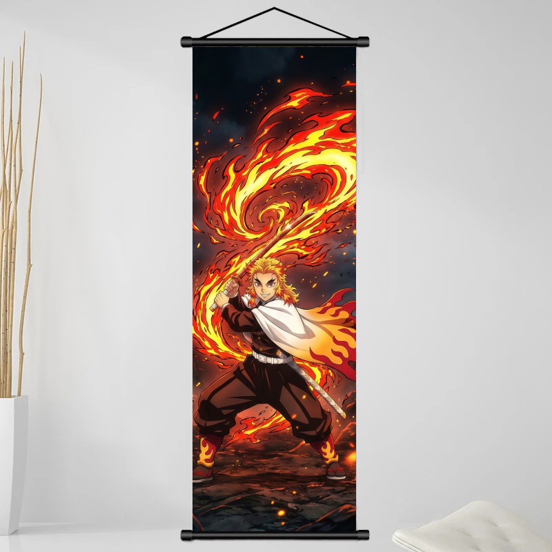 ผ้าพิมพ์ลายอนิเมะ Demon Slayer - Home Decor Company บทวิจารณ์และราคา