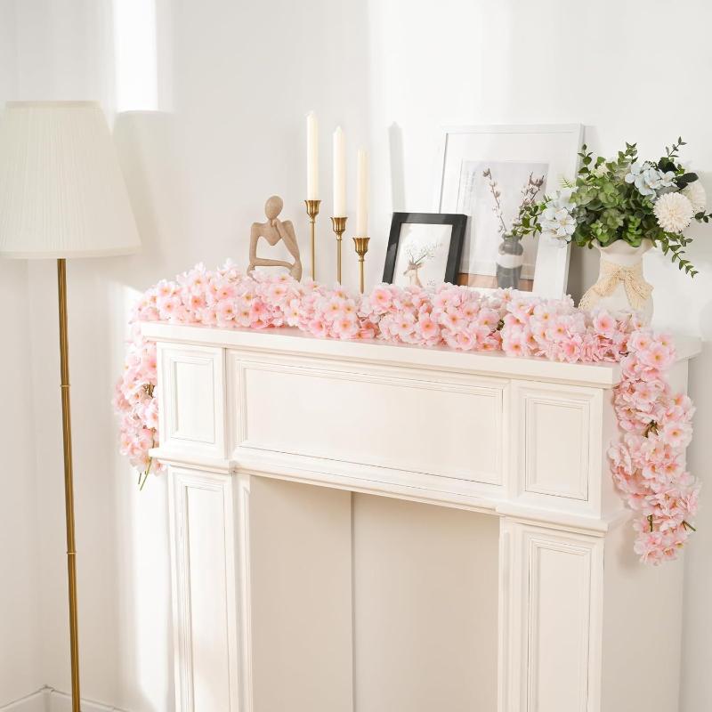 พวงดอกซากุระประดิษฐ์ขนาด 180 ซ - Home Decor Garland บทวิจารณ์และราคา