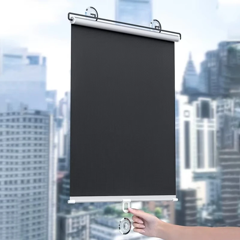 มู่ลี่ม้วนแบบไม่ต้องเจาะ สำหรั - Home Decor Window Blinds บทวิจารณ์และราคา