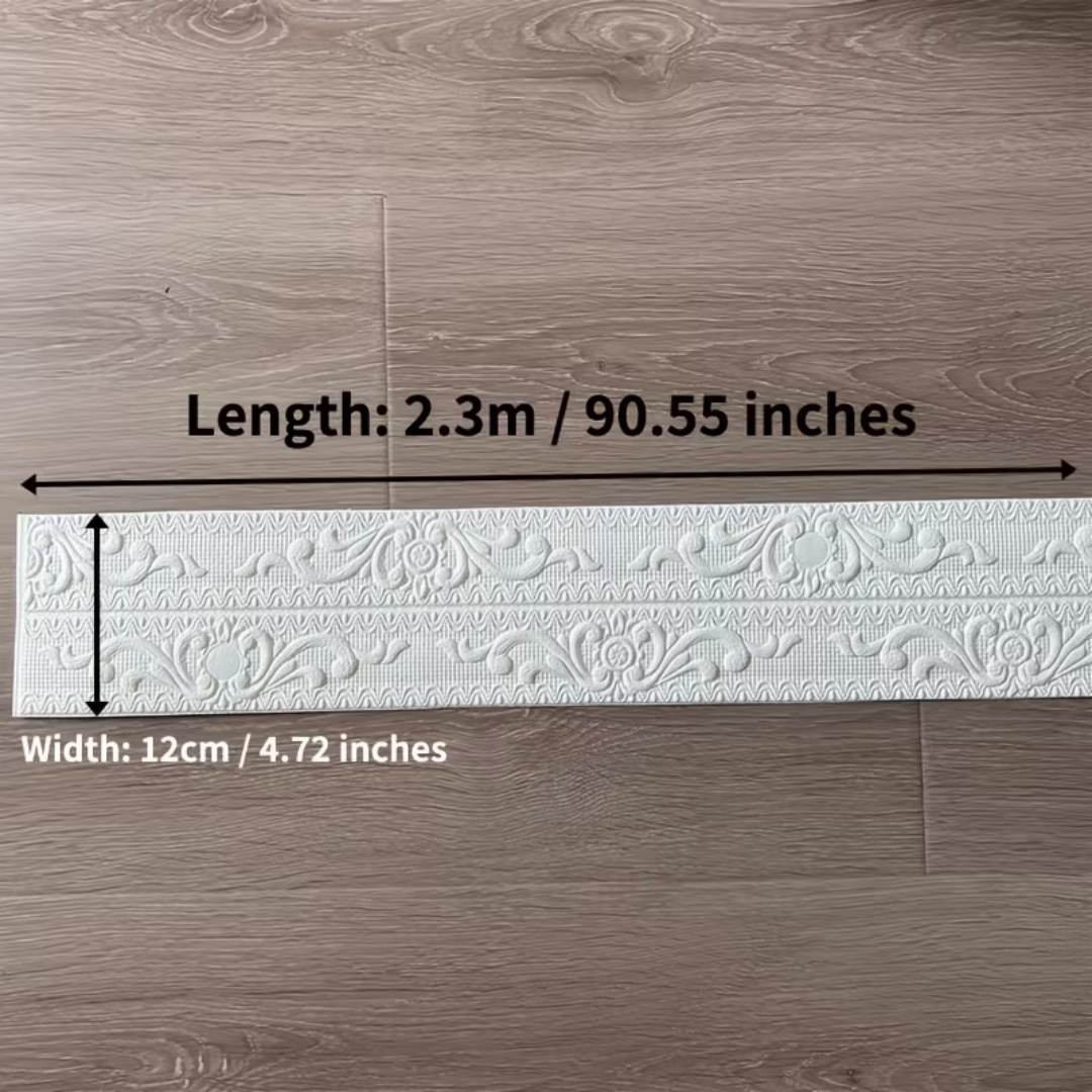 แผ่นโฟมตกแต่งขอบผนัง 3 มิติ 1  - Home Decor Wall Molding บทวิจารณ์และราคา