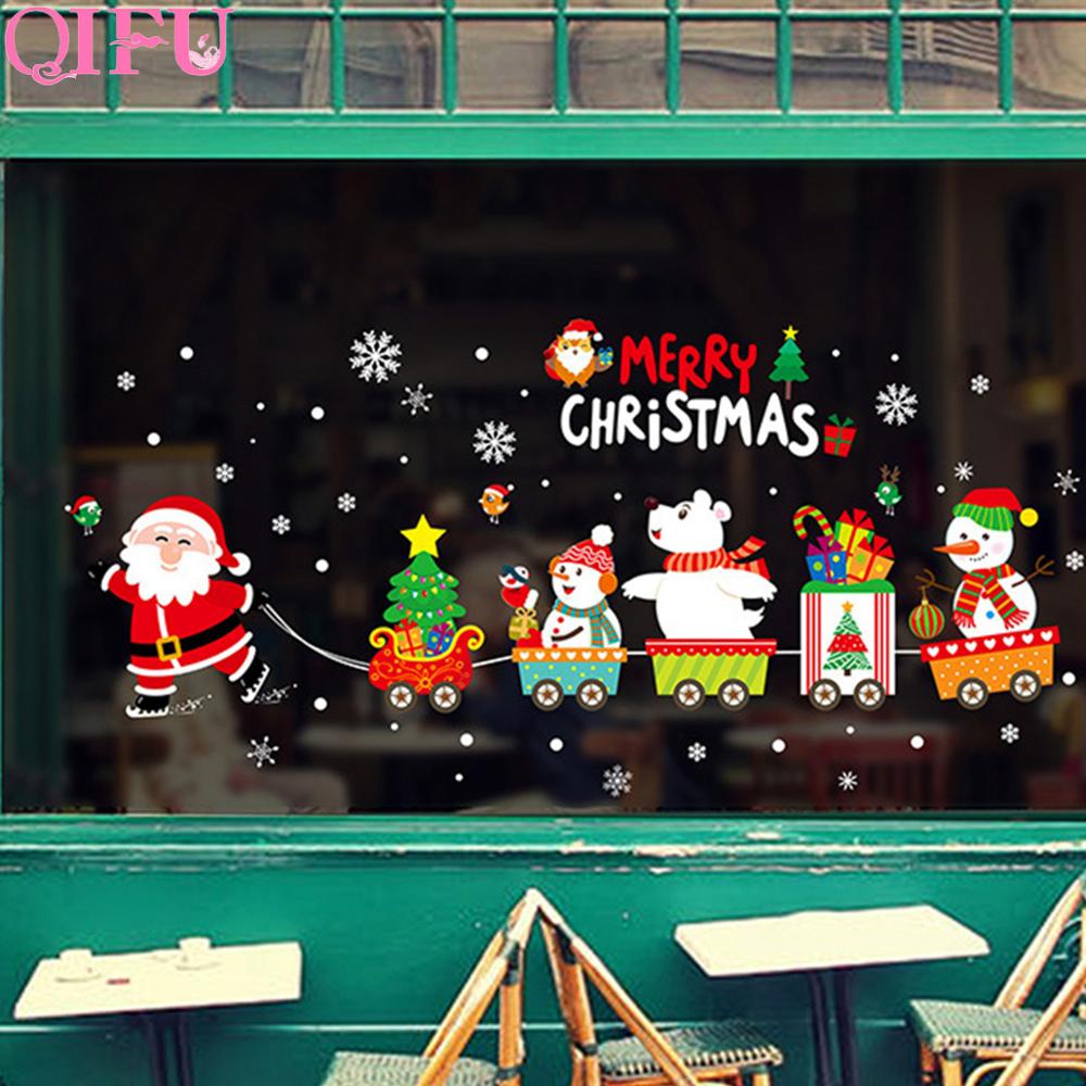 2025 Merry Christmasสติ๊กเกอร์ - Home Decor Window Blinds บทวิจารณ์และราคา