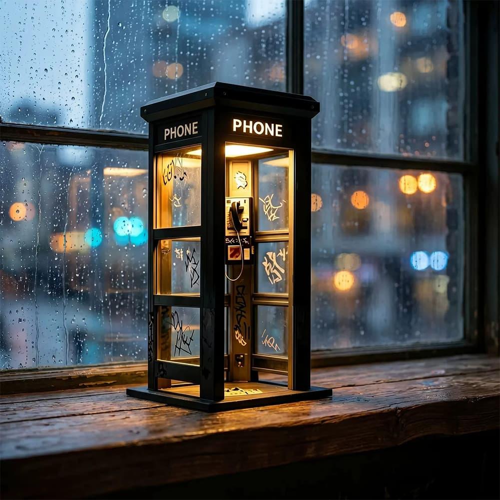 โคมไฟตั้งโต๊ะรูปตู้โทรศัพท์ลอน - Home Decor Lighting บทวิจารณ์และราคา