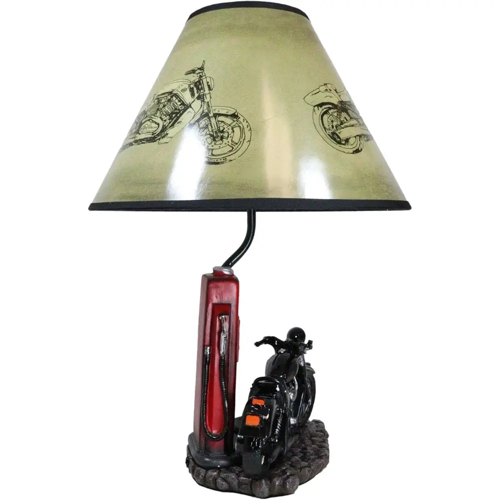 โคมไฟตั้งโต๊ะรูปปั๊มน้ำมันรถมอ - Home Decor Lighting บทวิจารณ์และราคา
