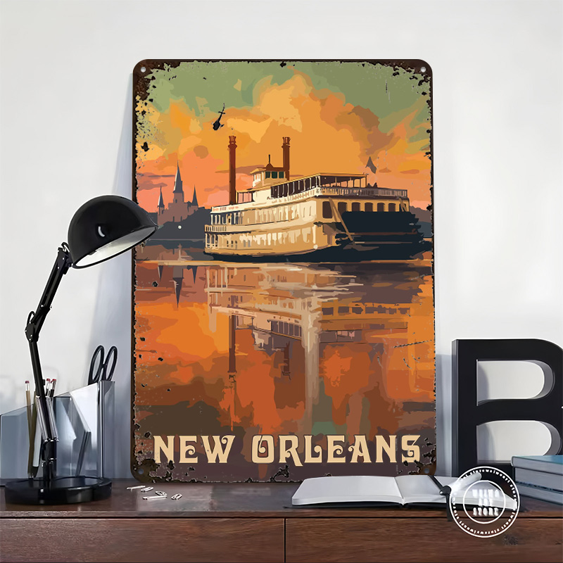 โปสเตอร์พิมพ์ลายท่องเที่ยวนิวอ - Home Decor New Orleans บทวิจารณ์และราคา