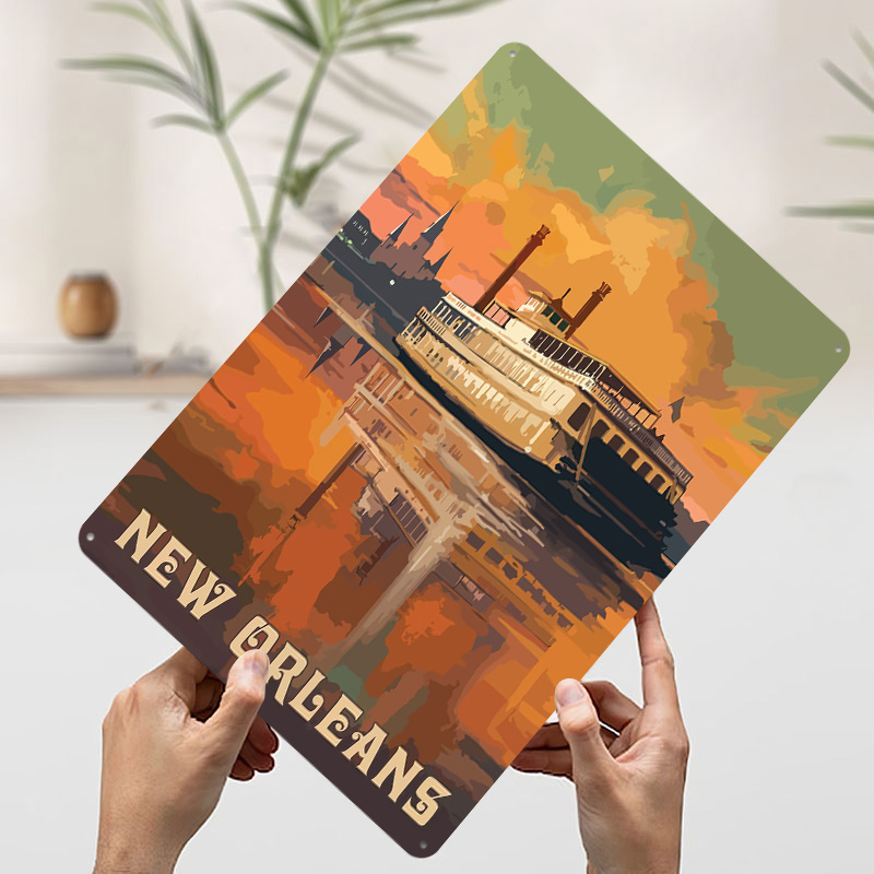 โปสเตอร์พิมพ์ลายท่องเที่ยวนิวอ - Home Decor New Orleans บทวิจารณ์และราคา