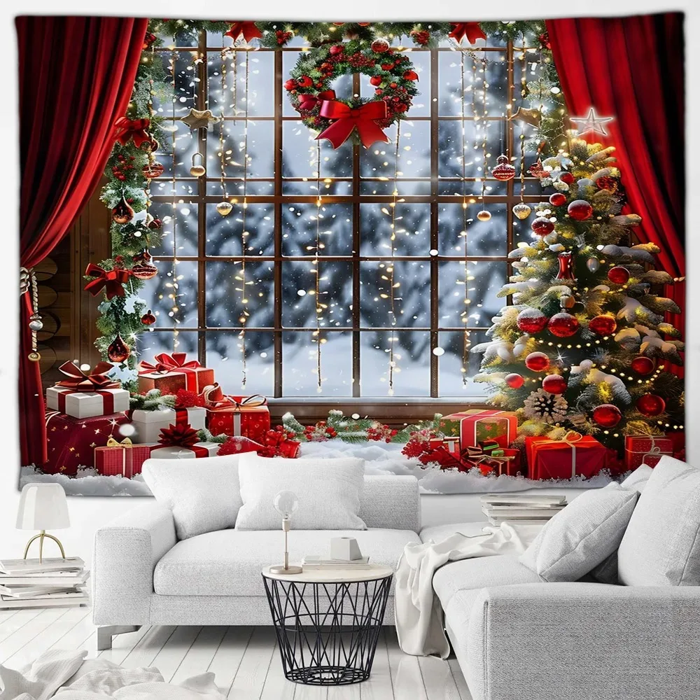 ผ้าตกแต่งงานปาร์ตี้วันคริสต์มา - Home Decor Garland บทวิจารณ์และราคา