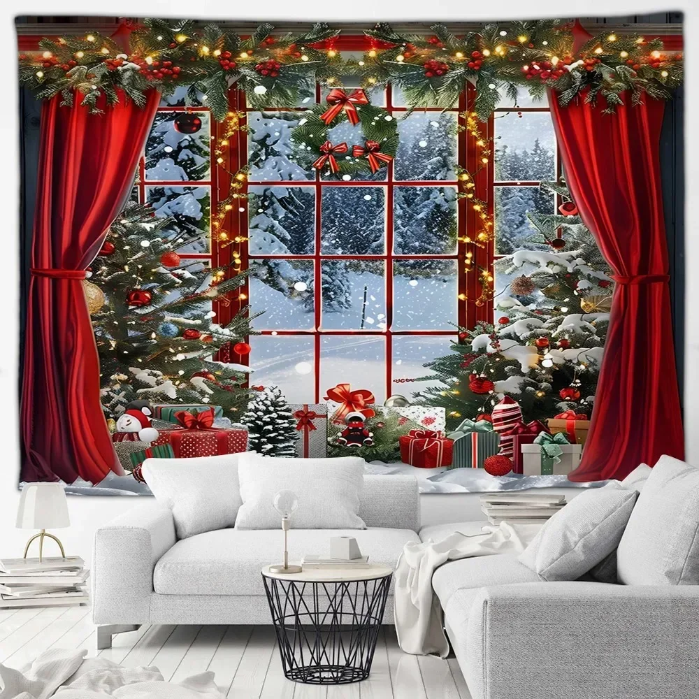 ผ้าตกแต่งงานปาร์ตี้วันคริสต์มา - Home Decor Garland บทวิจารณ์และราคา