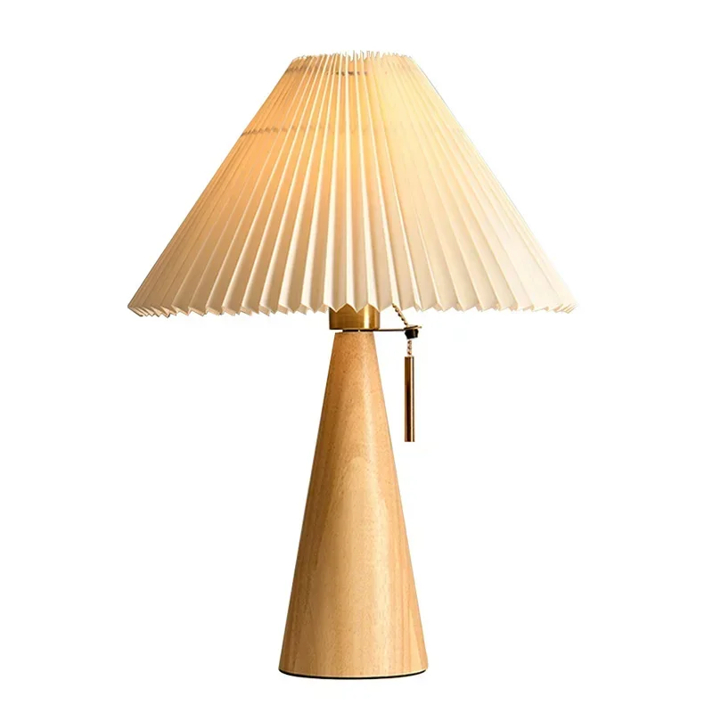 โคมไฟตั้งโต๊ะแบบจีบย้อนยุค โคม - Home Decor Lighting บทวิจารณ์และราคา