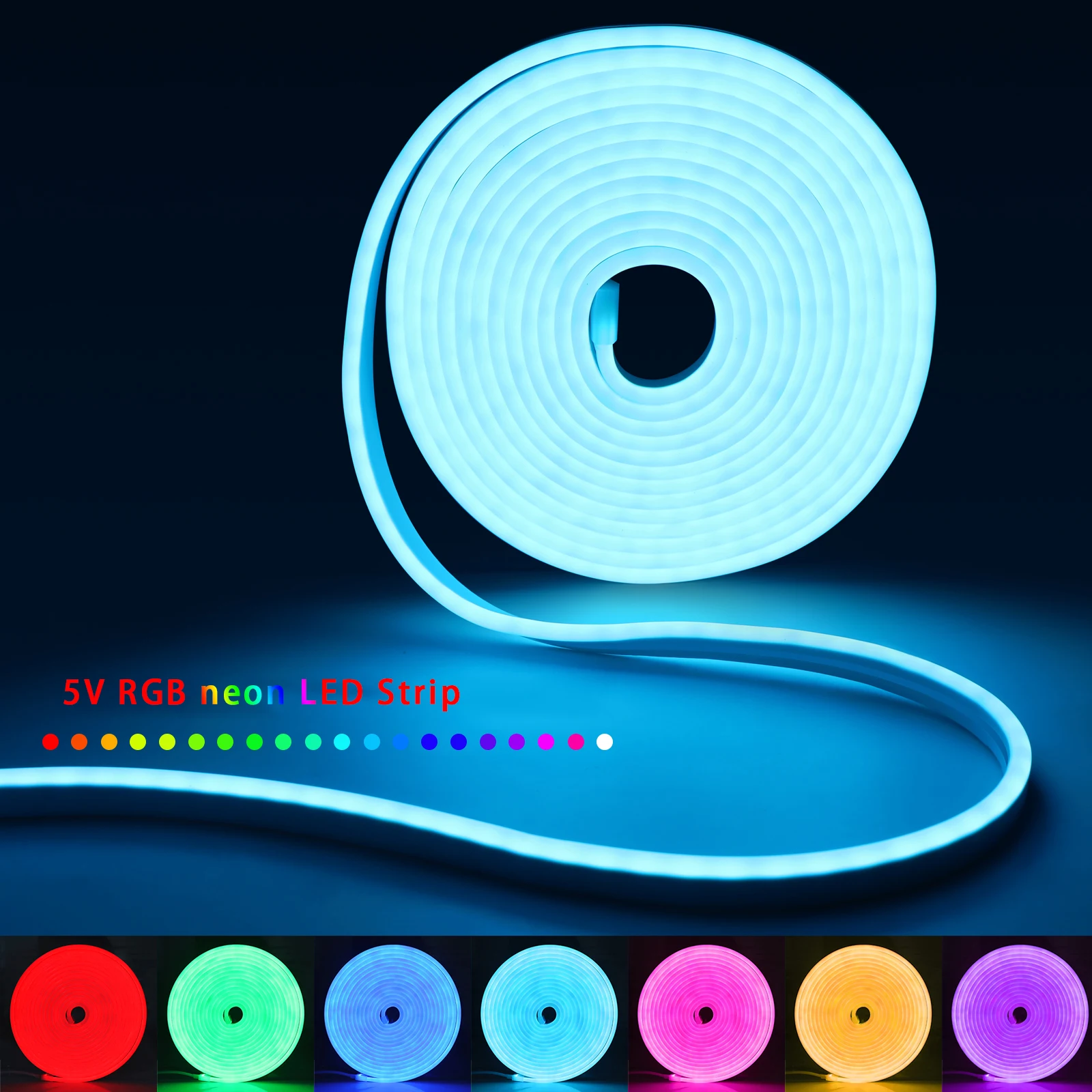 ไฟนีออน LED RGB ขนาด 1-5 เมตร  - Home Decor Lighting บทวิจารณ์และราคา